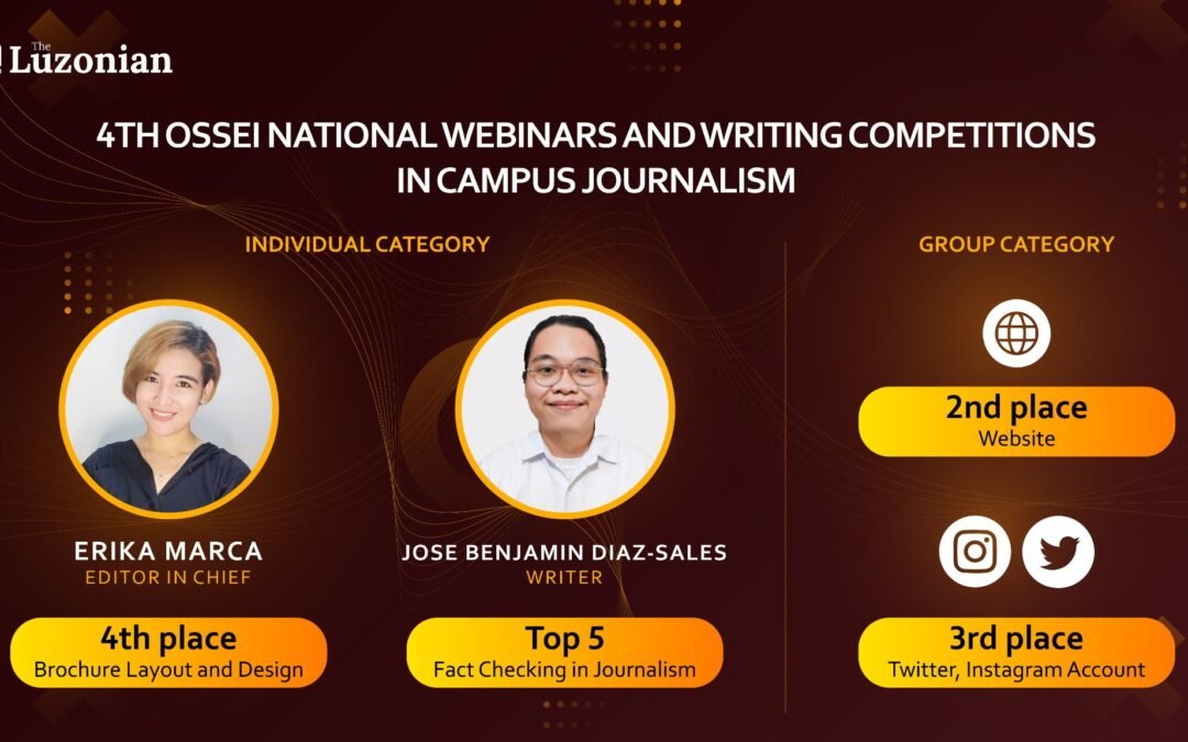 OSSEI launches 4th nat’l webinars and writing comp; The L continues the legacy.