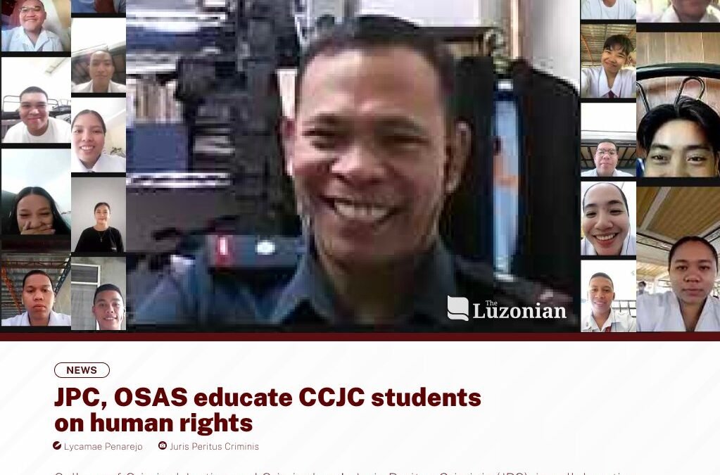 JPC, OSAS educate CCJC students on human rights