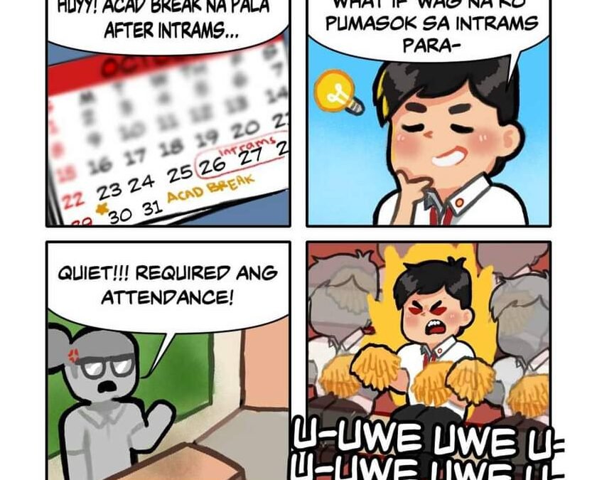 Para sa attendance…