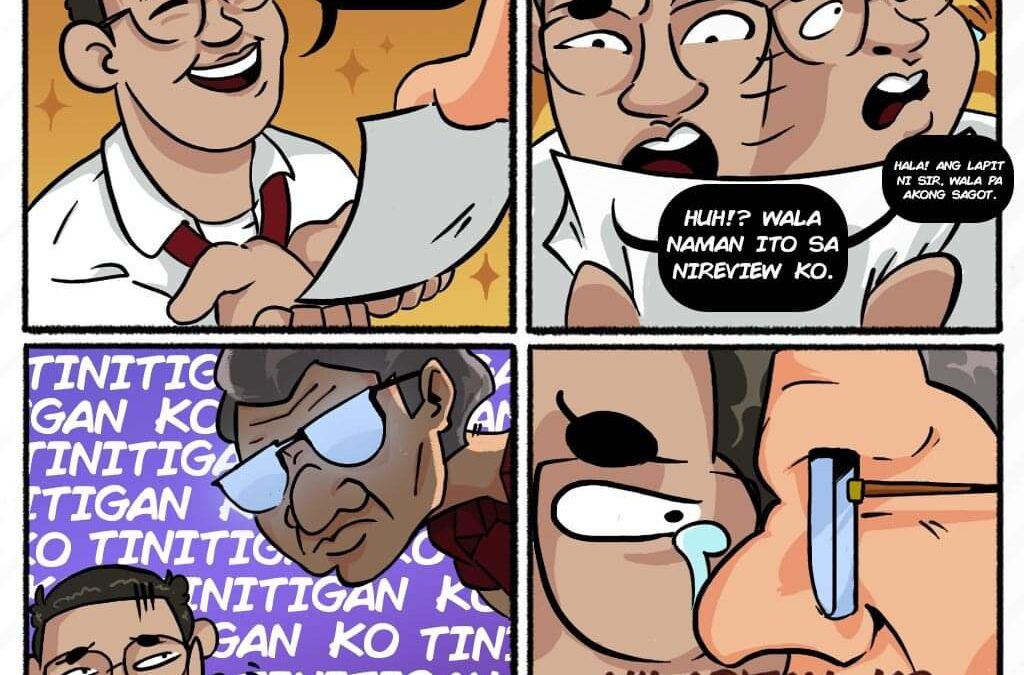 Hanggang sa may tres na pagdilat ko…