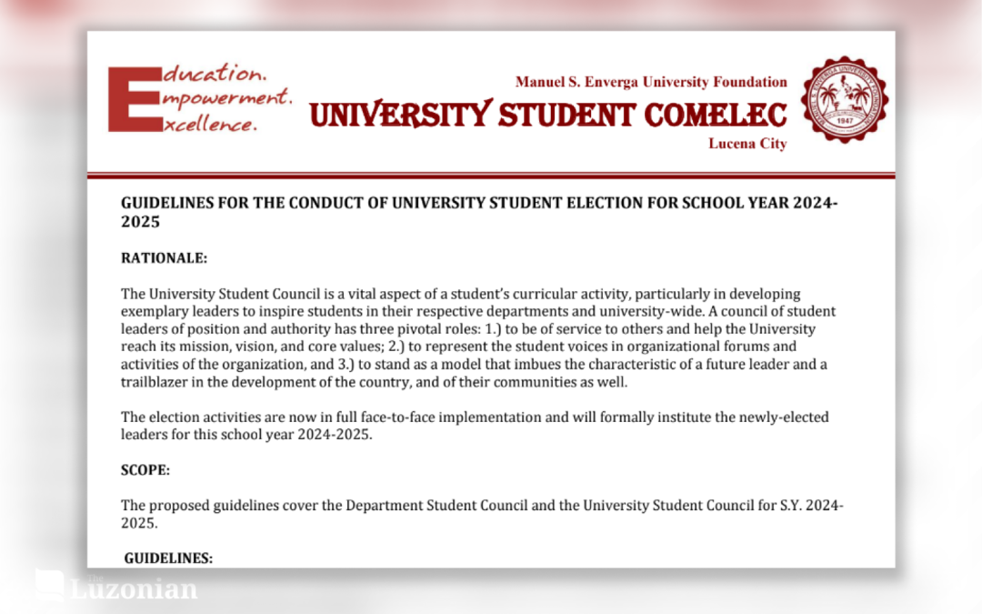 USCOMELEC announces UCSC-DSC ’24 Election Guidelines