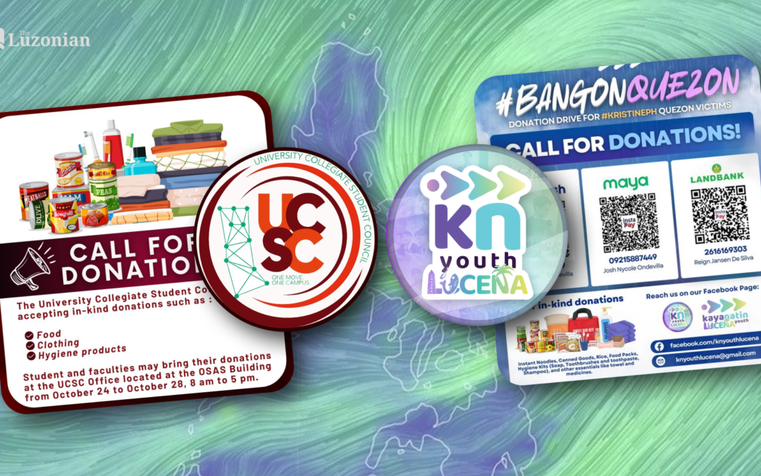 UCSC, KNY-Lucena create donation drive for ‘Kristine’ victims